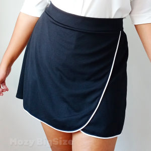 กระโปรงคนอ้วน เอวสูงเก็บพุง รุ่นกุ้นขอบ ทรงเอ กระโปรงกางเกง กระโปรงสาวอวบ กระโปรงไซส์xxxl กระโปรงไซส์ใหญ่ BiG SIZE กระโปรงใส่ทำงา