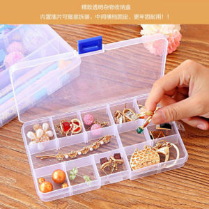 Hộp Nhựa Đựng Đồ Cá Nhân Mini Có Nắp Tủ Nhựa Đựng Y Tế 10/15/24 Chia Nhiều Ngăn