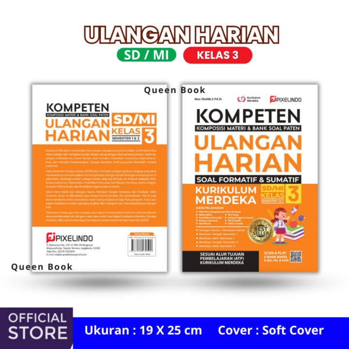 BUKU KOMPETEN ULANGAN HARIAN KURIKULUM MERDEKA KELAS 3 SD MI 2024 ...