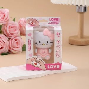 Mainan Boneka I Love You Sanrio Lotso Kuromi Cinamarol LED Night Light Gantungan kunci - YSShop