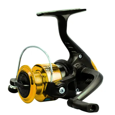 【ZNBY】5.1:1 Electroplate Spinning Fishing Reel Carp Fishing Wheel Spinning Reel for Sea Fishing Mini 200 Series Fishing Reel Bait