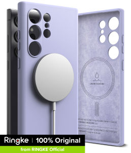 Ringke Silicone Mag Compatible with [Galaxy S24 Ultra] Lightweight Soft Silicone Cover