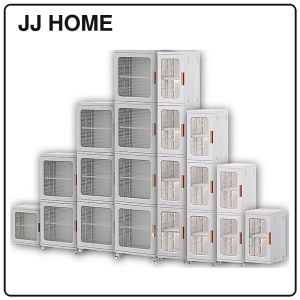 【JJ HOME】Narrow Slot Foldable Cabinet/Plastic Storage Drawers/Home Organizer/Stackable Transparent Storage