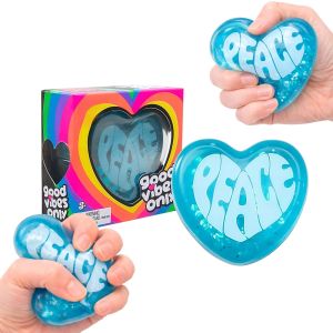1 PCS Heart Shape Squishy Toy Stress Relief Love Squeeze Soft TPR Slow Rebound Cute Portable Palm Size Kid Gift
