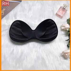 🔥🔥🔥ranghe แผ่นรองชุดว่ายน้ำดันทรงมีขอบแผ่นรองหน้าอกบุฟองน้ำฟองน้ำเสริมบราสวมใส่สบายหลากสี