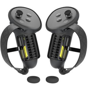 VR เคสแบบสัมผัสควบคุมป้องกันซิลิโคนสายคล้องปกป้องเต็มรูปแบบสำหรับอุปกรณ์ Quest3S เปลือกด้ามจับ