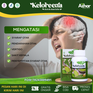 Obat Syaraf Otak Rusak Obat Gangguan Saraf Otak Obat Pendarahan Di Otak Obat Penyempitan Syaraf Otak Obat Sering Pusing Obat Kleyengan Obat Vertigo Migrain Obat Radang Selaput Otak Nutrisi Otak Herbal Keloreena