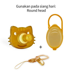 LAKOE Dot bayi / putting bayi/empeng bayi BPA FREE dengan rantai dan Kotak