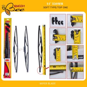 QUEENBEE TOP ONE Universal Wiper Blade SOFT TYPE 14" 16" 18" 19" 20" 21" 22" 24" SIZES AVAILABLE