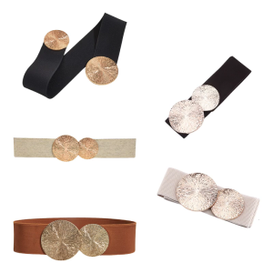 Elegant Stretch Belt for Women Lady Girls Adjustable Waist Belt 6cm Width Waist Band for Dresses Jeans and Trousers