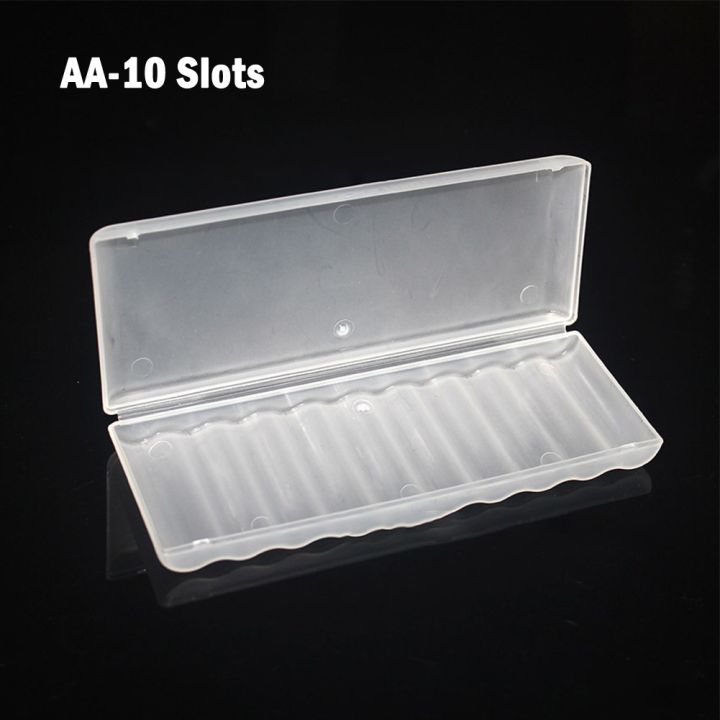 1 × Battery Plastic Case Can Put 10 AA Or AAA Batteries Storage Box