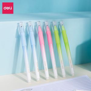 [DEAL NỬA GIÁ]Bút bi xanh đen mực gel Tẩy Xóa được xanh đen DELI Bút bi nước đầu bấm bút gel xóa được ngòi 0.5mm bút mực xóa được - A660/SA165