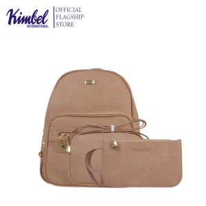 KIMBEL BCSB1628 3in1 Backpack Sling Bag And Pouch Synthetic Leather