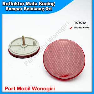 Reflektor Lampu Bumper Belakang Mata kucing Avanza Veloz 2012 sd 2019 ORI