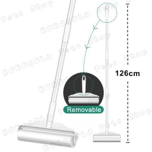 Pel Roll Pembersih Bulu Roller Bulu Kucing Pakaian Sticky Roll Panjang 25-124cm Grooming Hewan