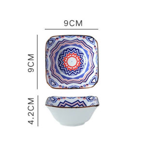 Bộ 2 Chén 5 Chén Đựng Gia Vị Thổ Cẩm Kiểu Nhật – Chén Nhỏ Ăn Dặm Nước Chấm Siêu Xinh