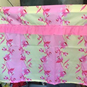 Pink Floral design Curtain(Kapuso)