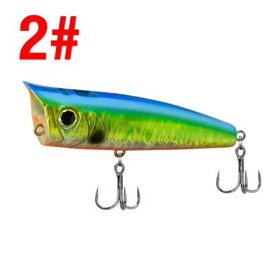 1Pcs Floating Popper Fishing Lure 9g/14.6g/20g Artificial Hard Bait Crankbaits Swimbaits Topwater for Trout Bass Perch Wobbler Fishing Accessories