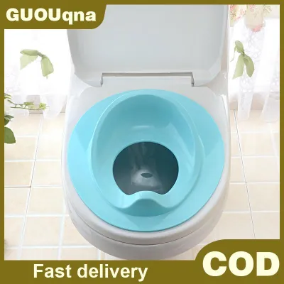 GUOUqna Trọng lượng nhẹ Toddler Bô Đào tạo nhà vệ sinh chỗ ngồi di động BPA miễn phí mềm Pad cho trẻ em nhà du lịch quà tặng cho trẻ mới biết đi