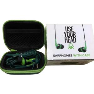 Tai nghe nhét tai Benetto (JS10) Hàng full box tặng kèm hộp đựng tai nghe