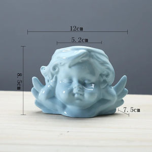 Ceramic Little Angel Flower Pot Home Living Room Coffee Table Desktop Flower Arrangement Flower Pot Potted Desktop Decoration