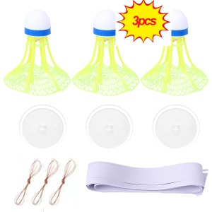 Single Badminton Training Device Trainer Portable Professional Stretch Badminton Training Tool