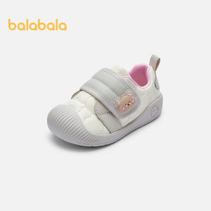 balabala Baby Shoes Cute Breathable Baby Shoes Girls Treasure Female Treasure 2024 New Non-Slip Velcro