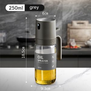 Oil Spray Pot Kitchen Household Glass Spray Oil Spray Pot Leakproof Oil Can Air Fryer Spray Bottle