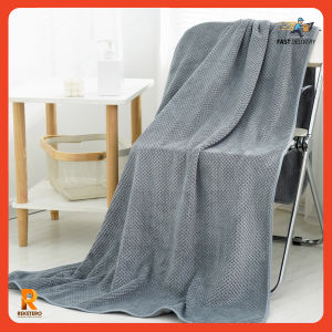 Reke Korean Style Full Body Lightweight Bath Towel 70 x 140cm. Super Soft and And Absorbent