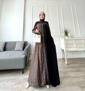 dress pesta terbaru terlaris murah mewah elegan trendy casual kekinian gamis wanita nirmala glamz