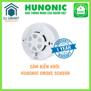 Cảm Biến Khói Hunonic Smoke Sensore Sensor Công Nghệ Bluetooth Mesh - Dễ Dàng Sử Dụng Và Lắp Đặt - Chinh Hãng Bảo Hành 12 Tháng
