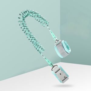 สายจูงเด็ก สายจูงข้อมือเด็ก ป้องกันพลัดหลง แบบสปริง มีตัวล็อคมีกุญแจ ความปลอดภัยสูง ยาว1.5เมตร Child leash baby leash พร้อมส่งจากไทย