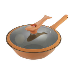 Health pot Titanium micropress clay non-stick health pot insulation multifunction induction cooker frying pan