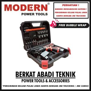 MODERN M-13 Bor Cordless Drill Baterai Batre Tangan Tembok Beton Impact Charger Cas M13 Mesin