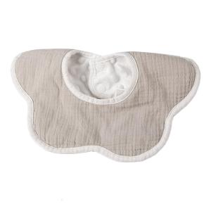 360 độ xoay khăn trẻ em màu trơn bé hình hoa yếm ăn trẻ em cotton nguyên chất Yếm trẻ em thoáng khí không thấm nước