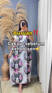 Daster Panjang Busui Semata Kaki Motif Kekinian Rerestore Collection