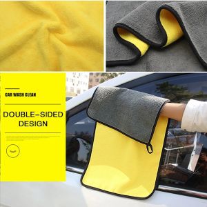 JK Car Care Polishing Wash Towels Soft Microfiber Car Washing Drying Towel Car Kitchen Cleaning Cloth