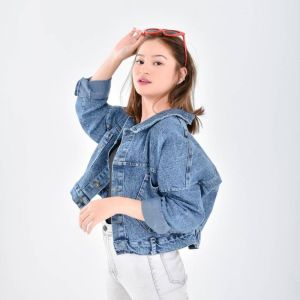 Pakaian Wanita Pulbear Jacket Jeans-Wanita