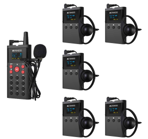 Retekess tt127 hệ thống hướng dẫn du lịch không dây hệ thống hướng dẫn du lịch tự động 200m hỗ trợ 41 ngôn ngữ 16 ổ cứng lưu trữ hệ thống giải thích Kép cho các hoạt động du lịch
