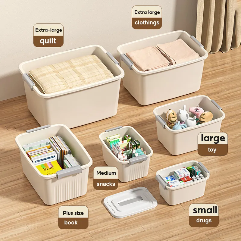 B1T1! ]Bincoo 54L Large Storage Box Home Organizer For Toys