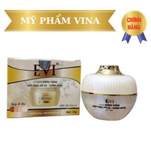 KEM DƯỠNG TRẮNG - PHỤC HỒI DA - CHỐNG NẮNG EVI (15G)