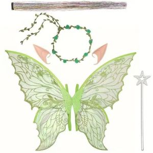 Adult Folding Wings Props Colorful Butterfly Wings Halloween Props Elf Wreath Angel Wings Props