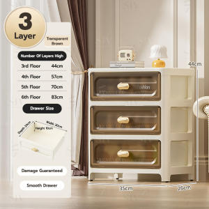 Trove Drawer Cabinet For Clothes Space-Saving Storage Cabinet Baby Wardrobe Box With Wheels