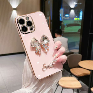 ใหม่ เคสโทรศัพท์ Case Honor 400 Pro Honor400 Pro Honor400Pro 5G Ins แฟชั่นที่สร้างสรรค์เงางามหรูหราโบว์คริสตัลป้องกันการตกปลอกอ่อนการ์ตูนน่ารักสร้อยข้อมือไข่มุก2025