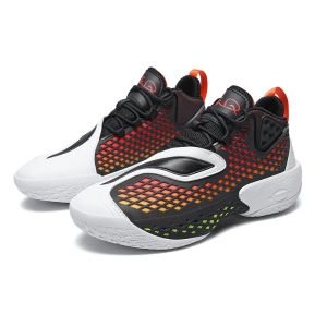 Men Basketball Shoes Mesh Breathable Fashion Soft Sole Rebound Cushioning Outdoor Sneakers Anti Slip Sports Shoes for Male