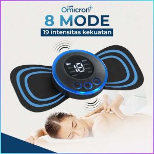 COD TaffOmicron Alat Pijat Elektrik Tempel EMS Terapi Leher Massager - TMS17 / Alat Pijat Punggung Mini Leher Lutut Badan / Alat terapi Tempel Kupu-Kupu /Alat terapi Seluruh Badan Akupuntur Meningkatkan sirkulasi darah meredakan sakit punggung VIRAL