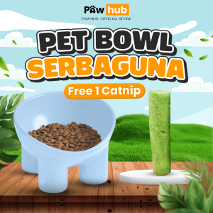 PAWHUB Pet Feeder Bowl Tempat Makan Kucing Anjing Anti Semut / Mangkok Plastik Hewan Peliharaan Kucing Anjing 4 Kaki