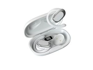 Klip Open Ear Earphone Telinga Headphone Konduksi Tulang Nirkabel Bluetooth Nirkabel HIFI Stereo Headphone Olahraga Earphone TWS Earphone Headset Gaming OWS Bluetooth V5.3 Tampilan Led Headphone Nirkabel