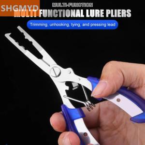 [COD] SHGMYD Curved Mouthed Fishing Pliers Stainless Steel Powerful Horse Fish Line Scissors Multifunctional Road Pliers
