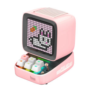 Divoom DitooPro Bluetooth Pixel Art Speaker | 15W DSP Audio | 16×16 LED Display | Retro Desktop Speaker